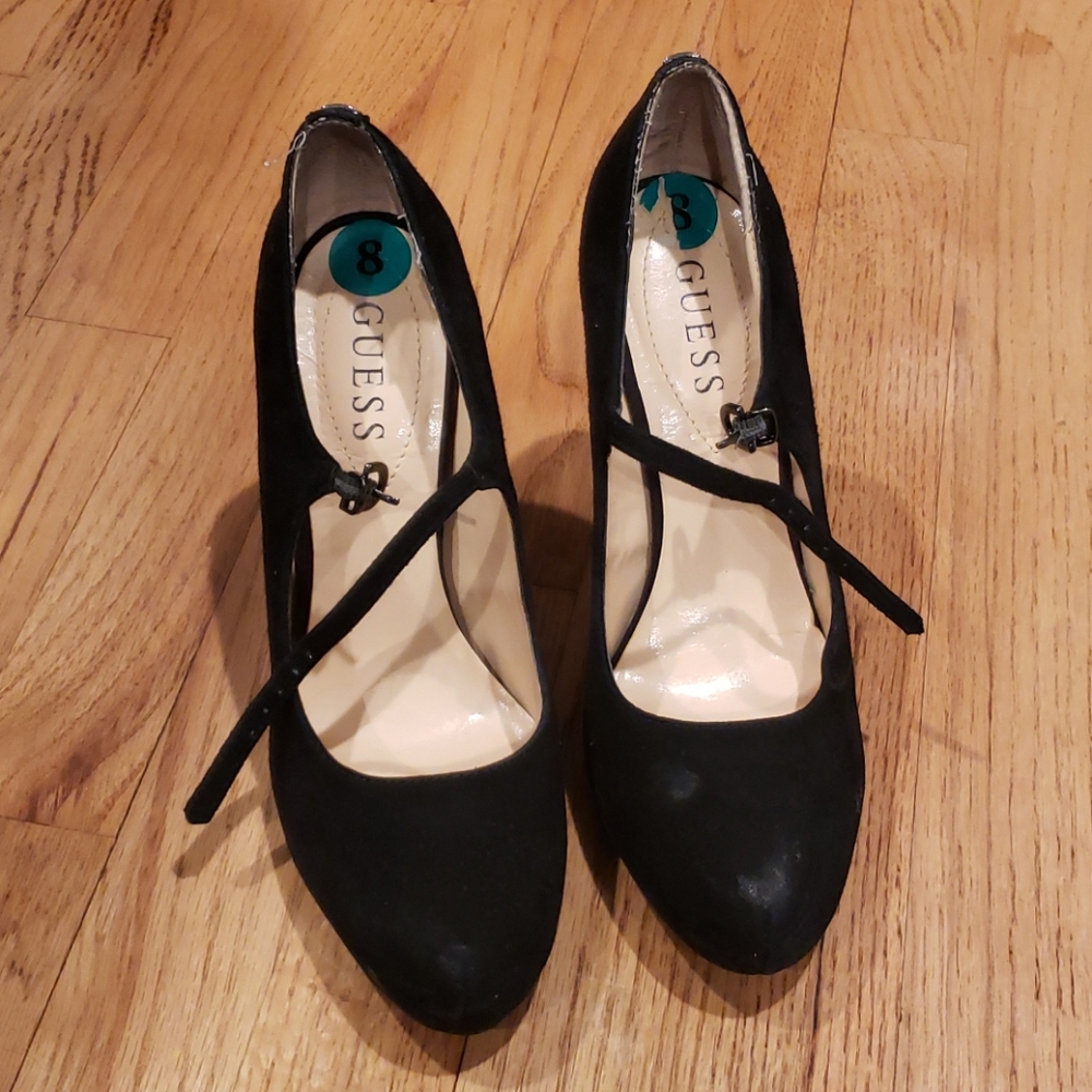 Guess Mary Jane pumps/heels (8 womens)